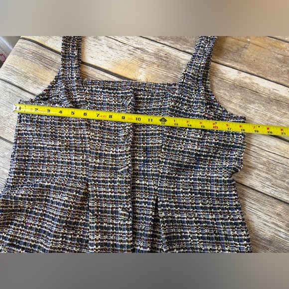 Free People Maxx Tweed Mini Dress - Midnight Combo - Picture 8 of 9